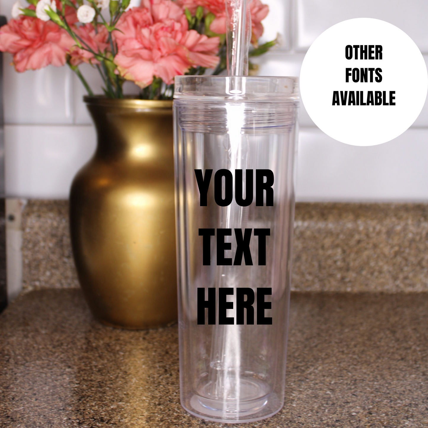 Diamond Customizable Bedazzled Tumbler| Custom Diamond Tumblers