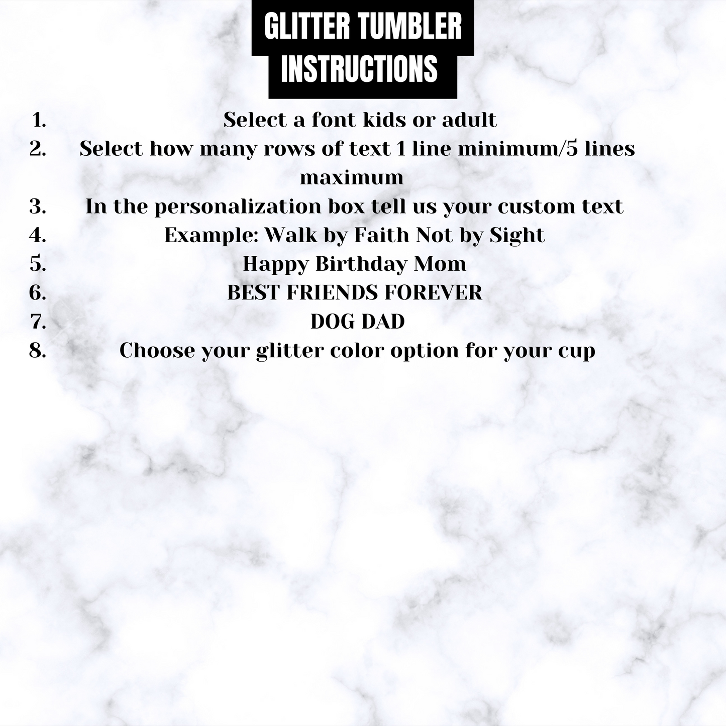 Personalized Glitter Tumbler|DIY Custom Tumblers
