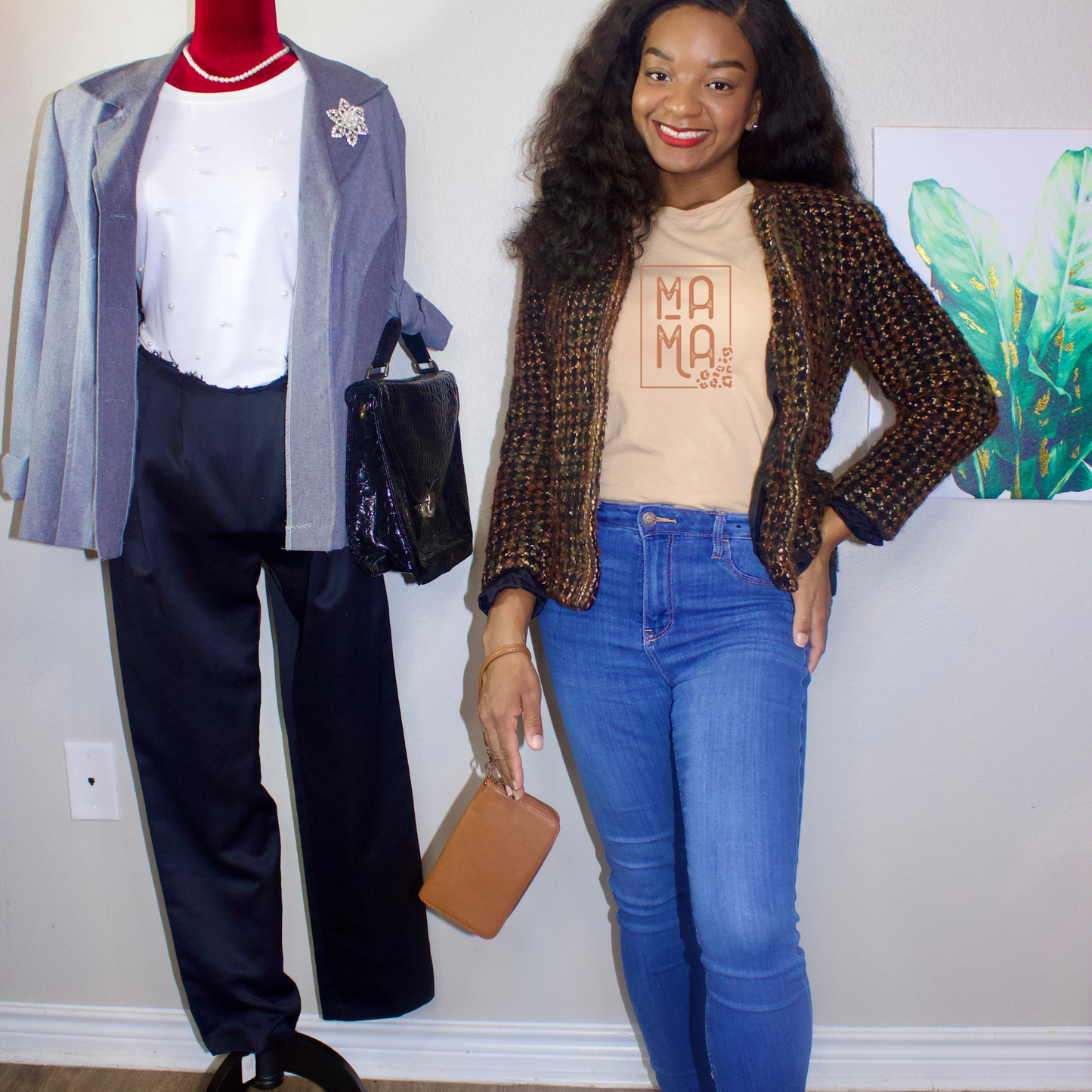 "Mama Relaxed Graphic Tee"| Mom Shirt