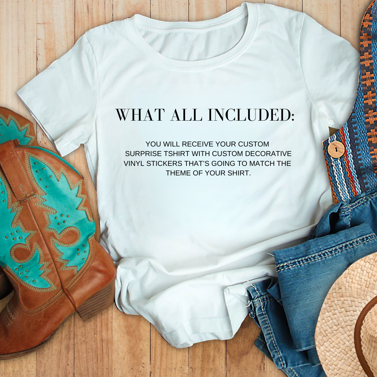 Custom $23 Surprise Shirts - Multi-Color Graphic Tees for Women, Short Sleeve, Lightweight Cotton Fabric, Loose Fit, All Seasons
