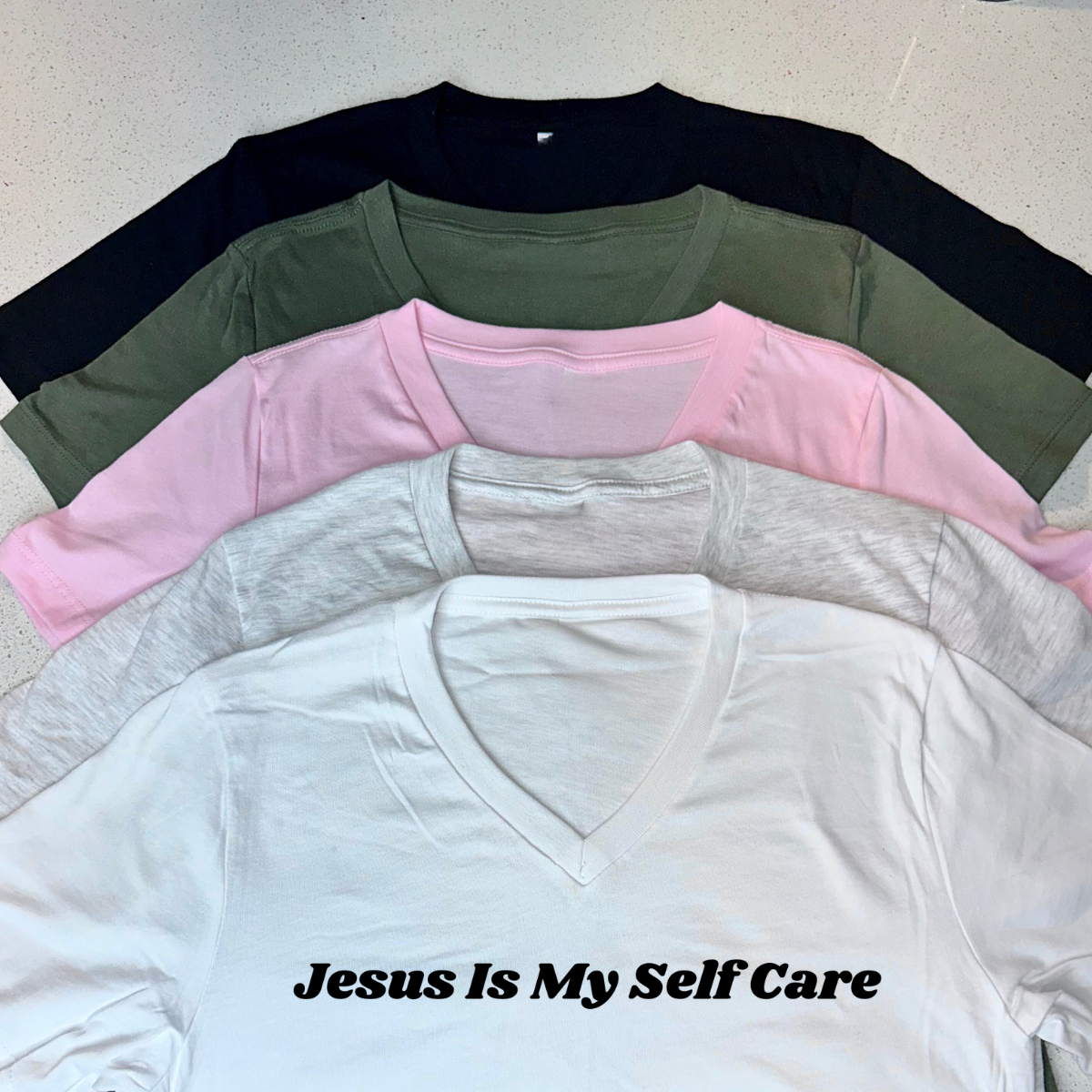 Jesus Is My Selfcare Ladies Tee| Self Care Essentials| Self Care Shirt
