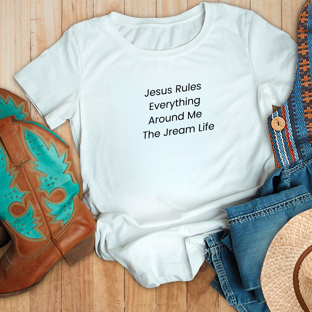 Jesus rules everything around me the jream life t-shirt| Women’s shirt| Graphic tee