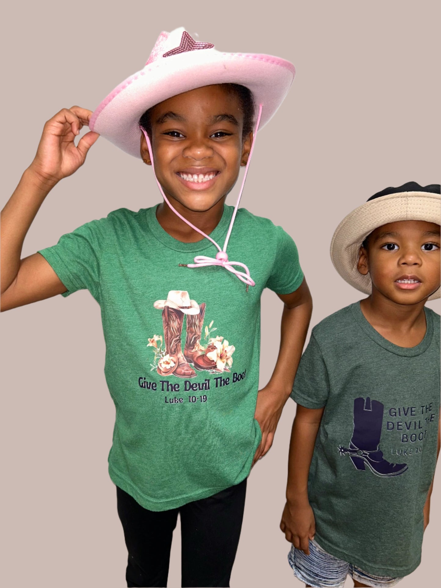 Give the devil the boot boys shirt| Boys graphic tee
