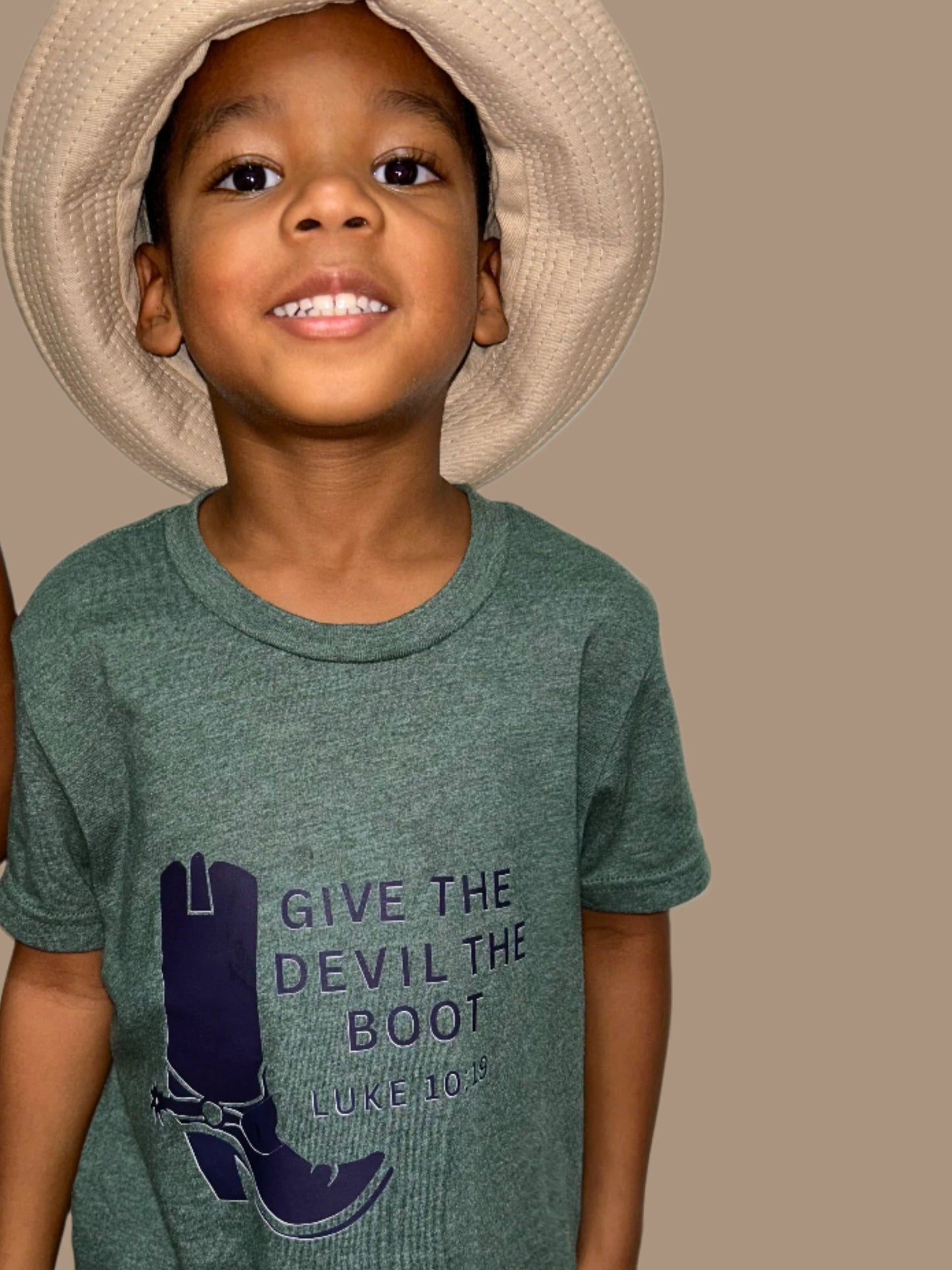 Give the devil the boot boys shirt| Boys graphic tee