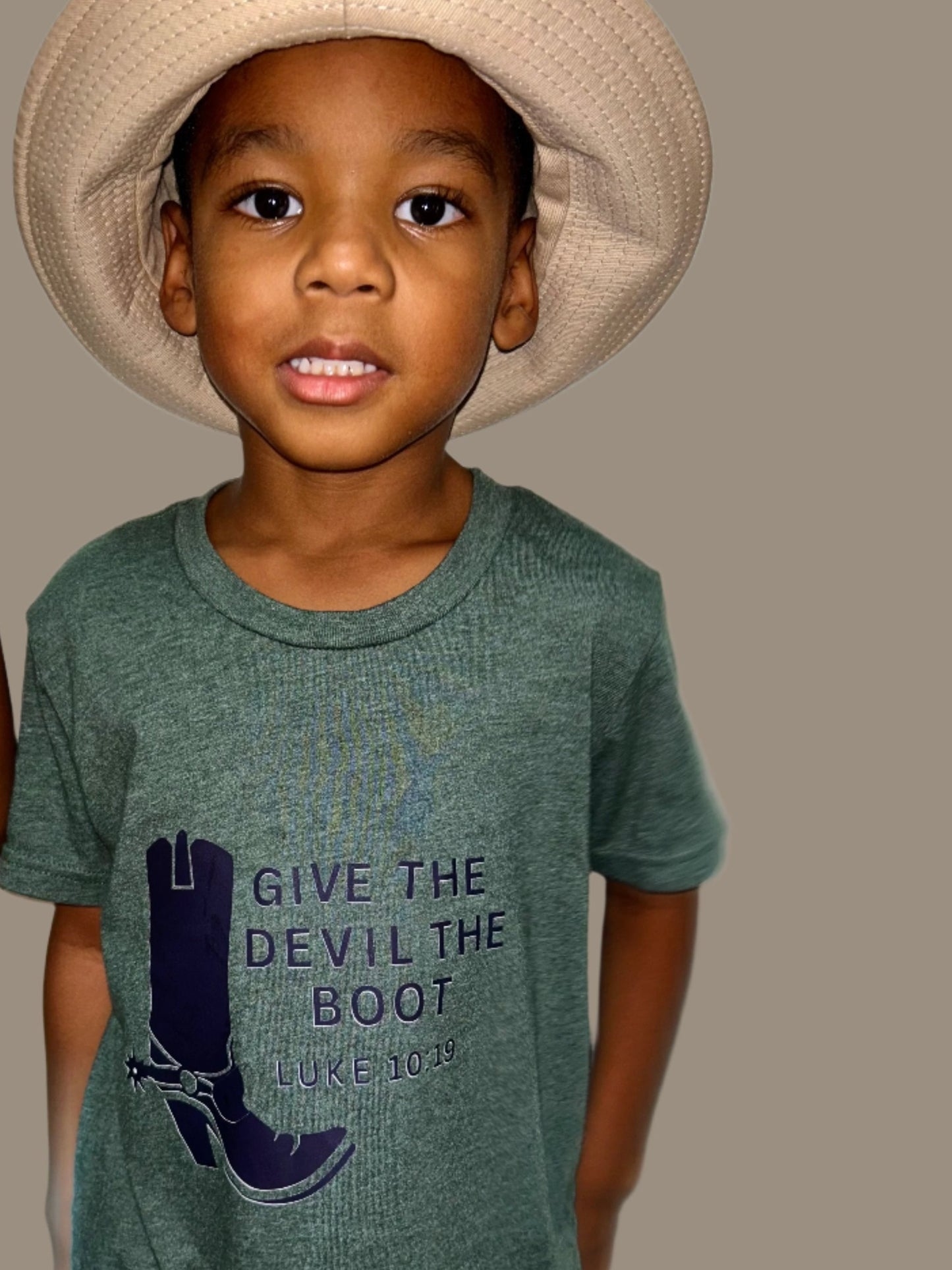 Give the devil the boot boys shirt| Boys graphic tee