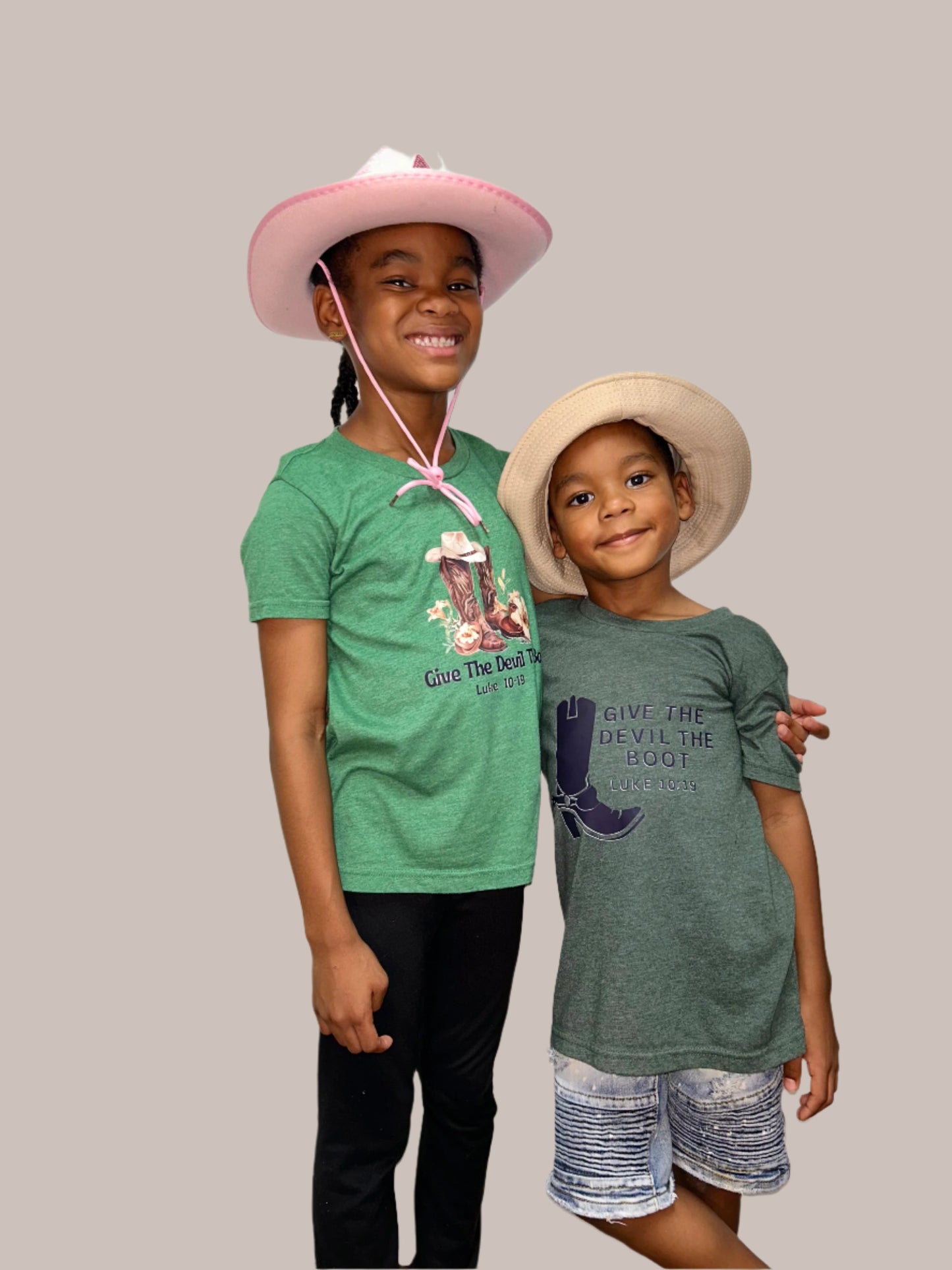 Give the devil the boot boys shirt| Boys graphic tee