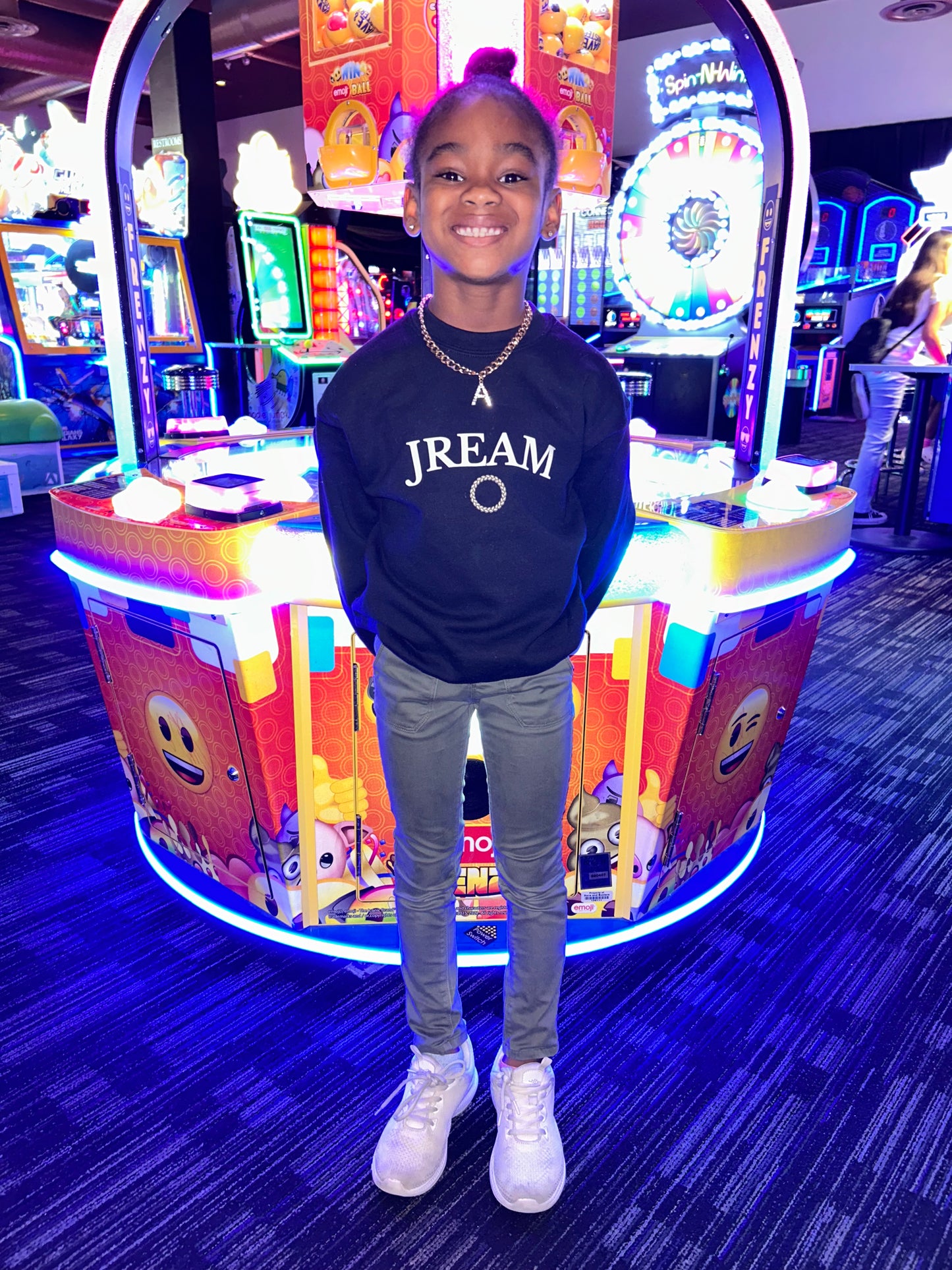 Jream Signature Emblem Girl Sweatshirt | Girl Sweatshirts