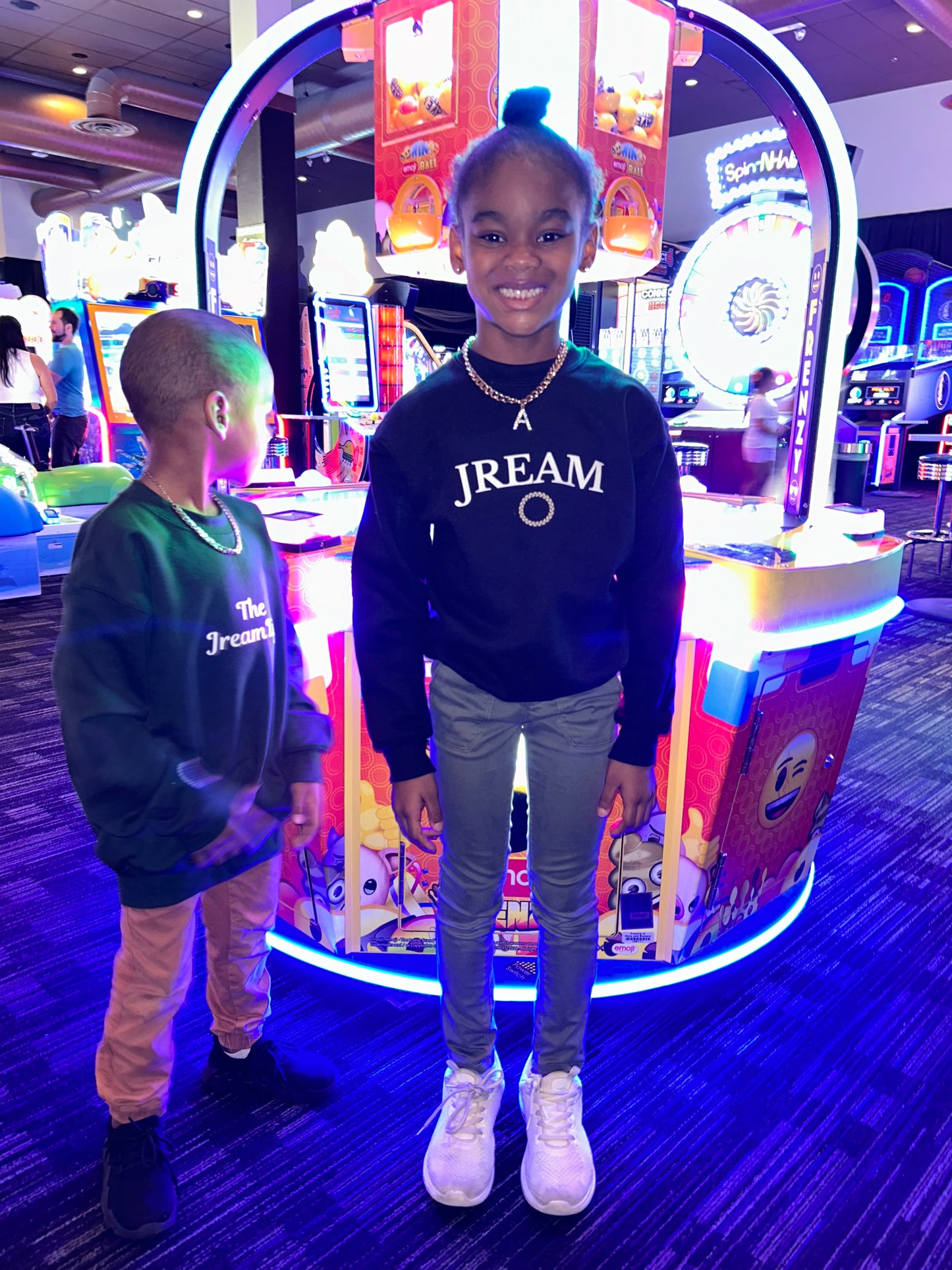 Jream Signature Emblem Girl Sweatshirt | Girl Sweatshirts
