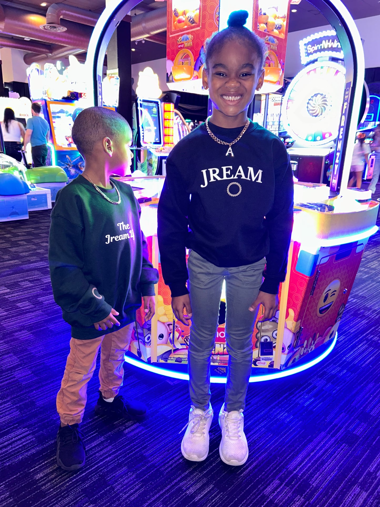 Jream Signature Emblem Girl Sweatshirt | Girl Sweatshirts