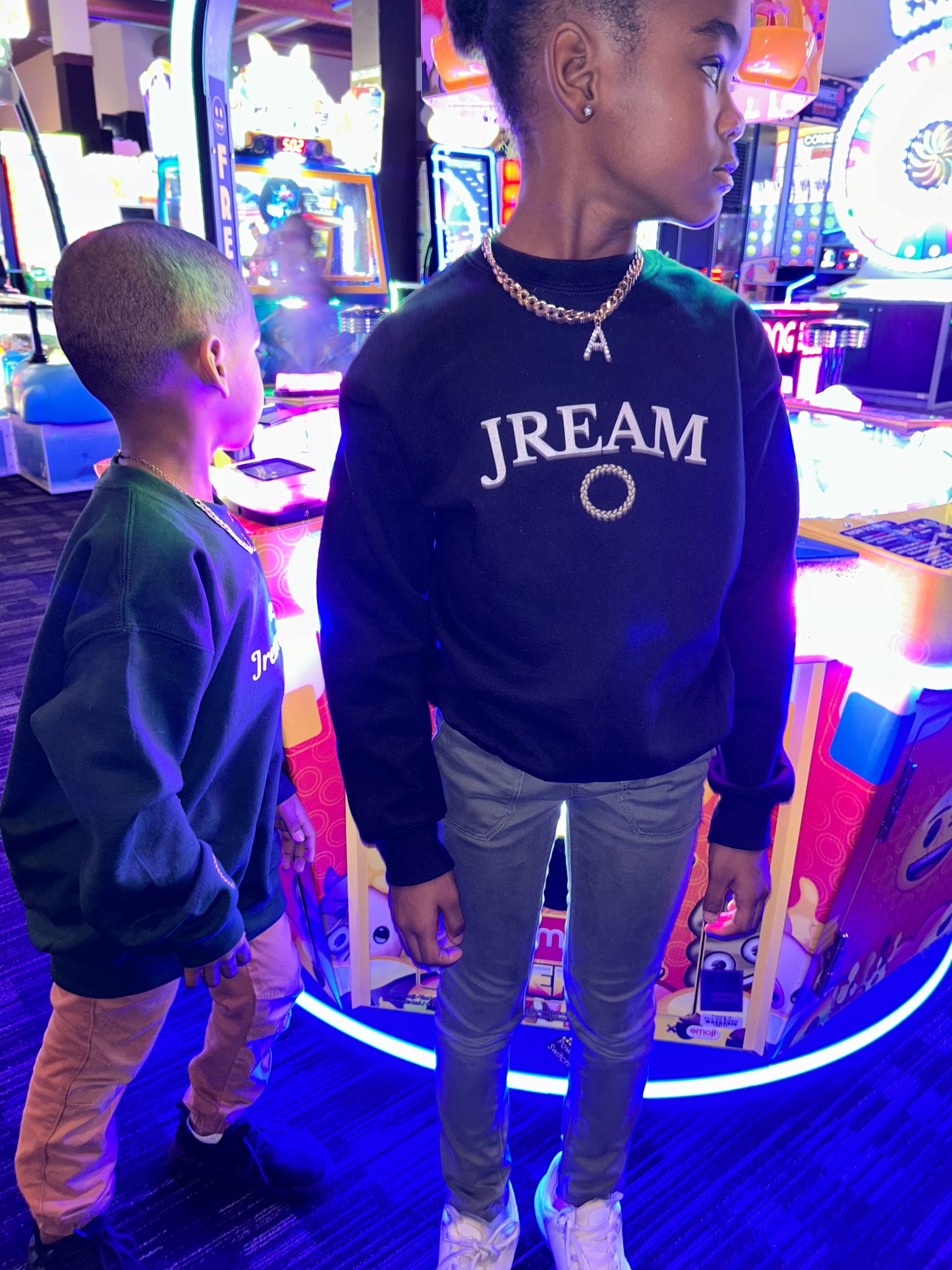 Jream Signature Emblem Girl Sweatshirt | Girl Sweatshirts
