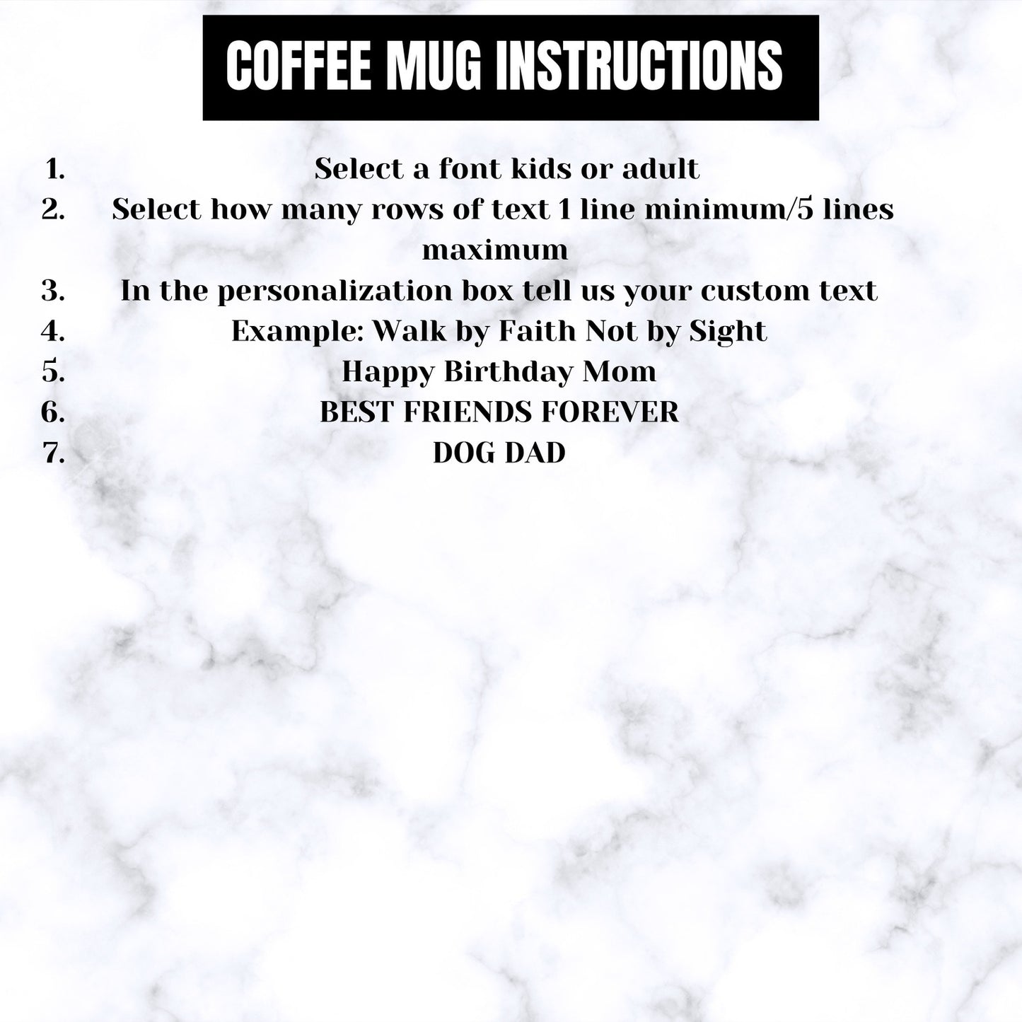 Customizable Sublimation Coffee Mugs
