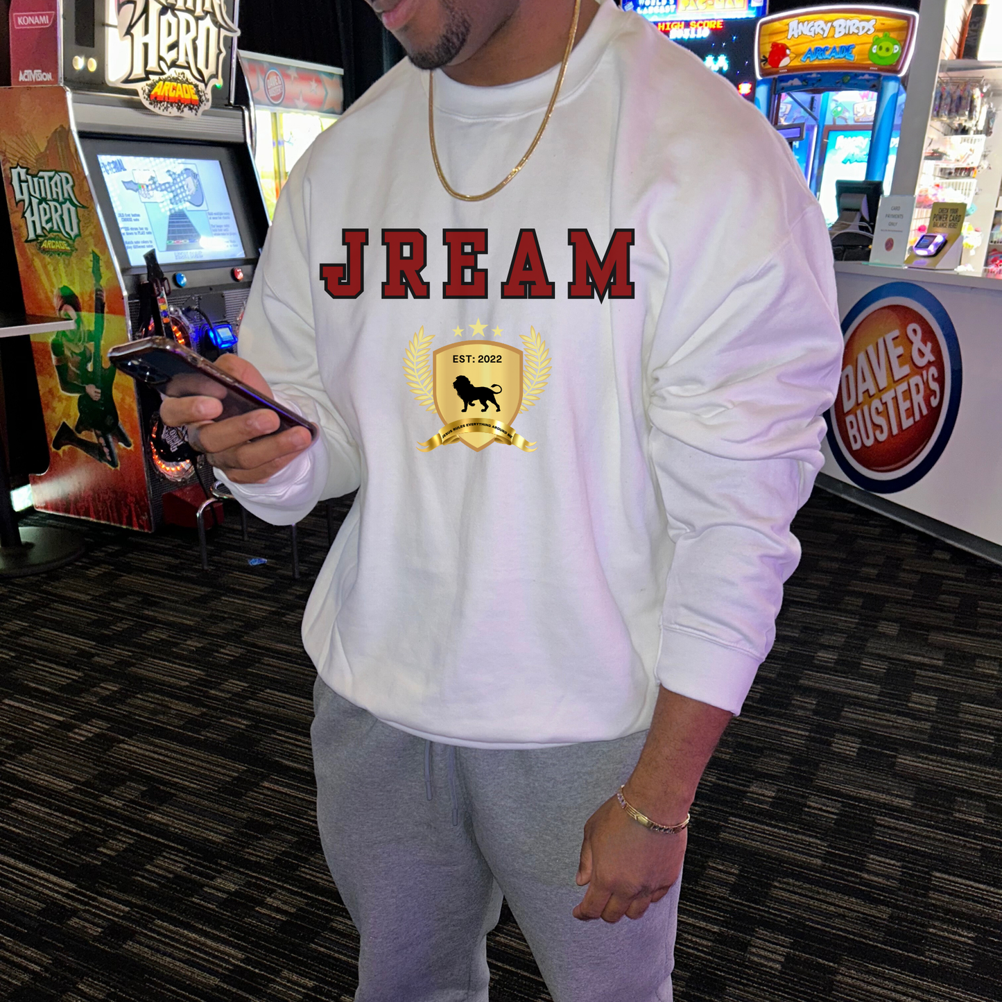 Jream University Style Unisex Sweatshirt| Mens Sweatshirt
