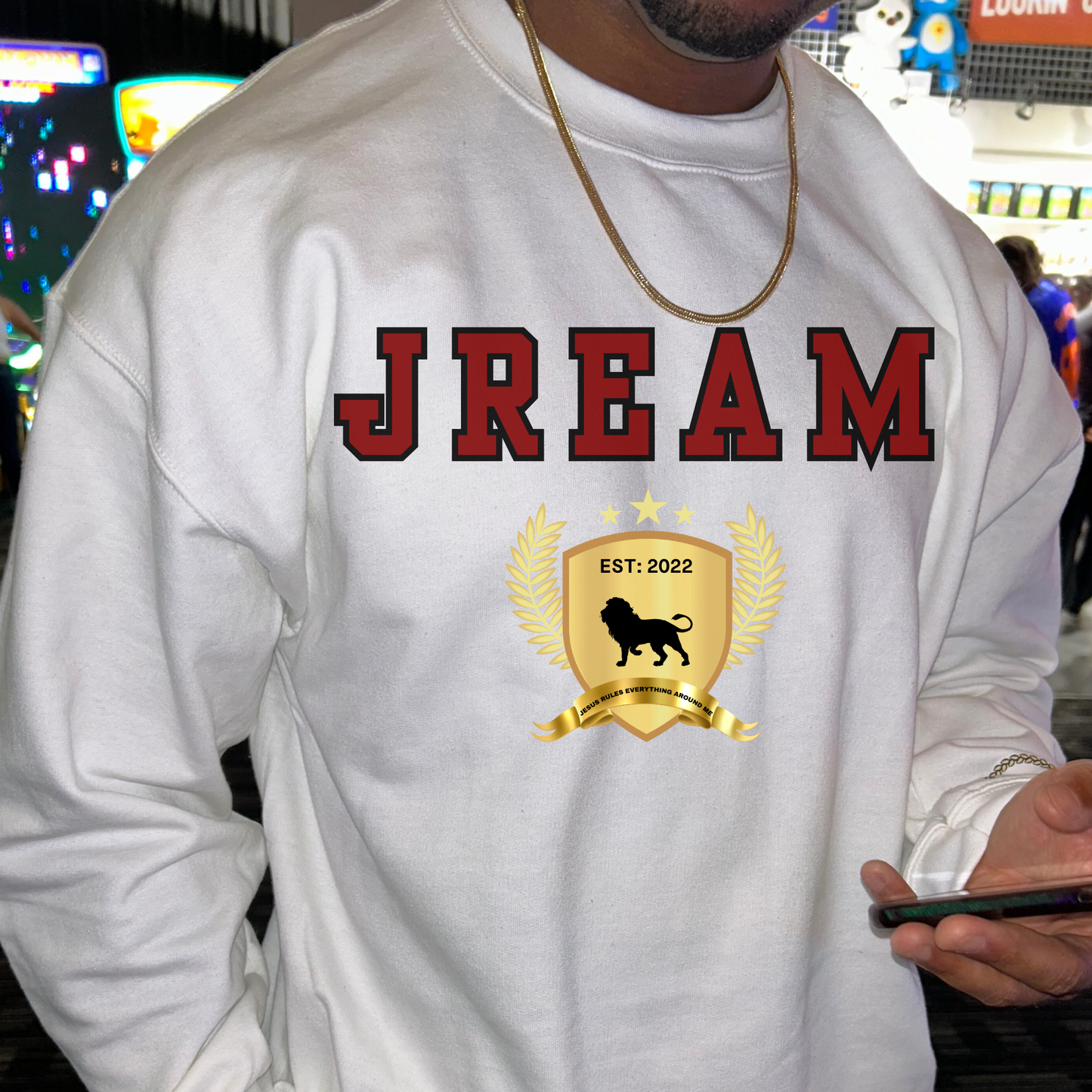 Jream University Style Unisex Sweatshirt| Mens Sweatshirt
