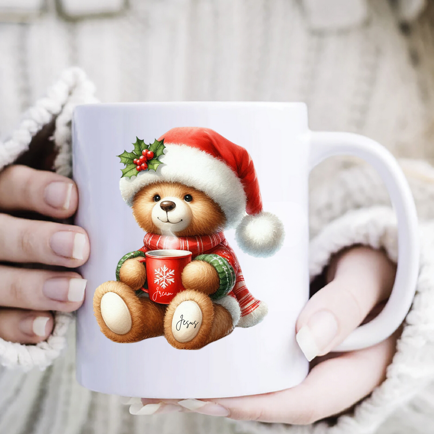 Santa Jream Bear Coffee Mug