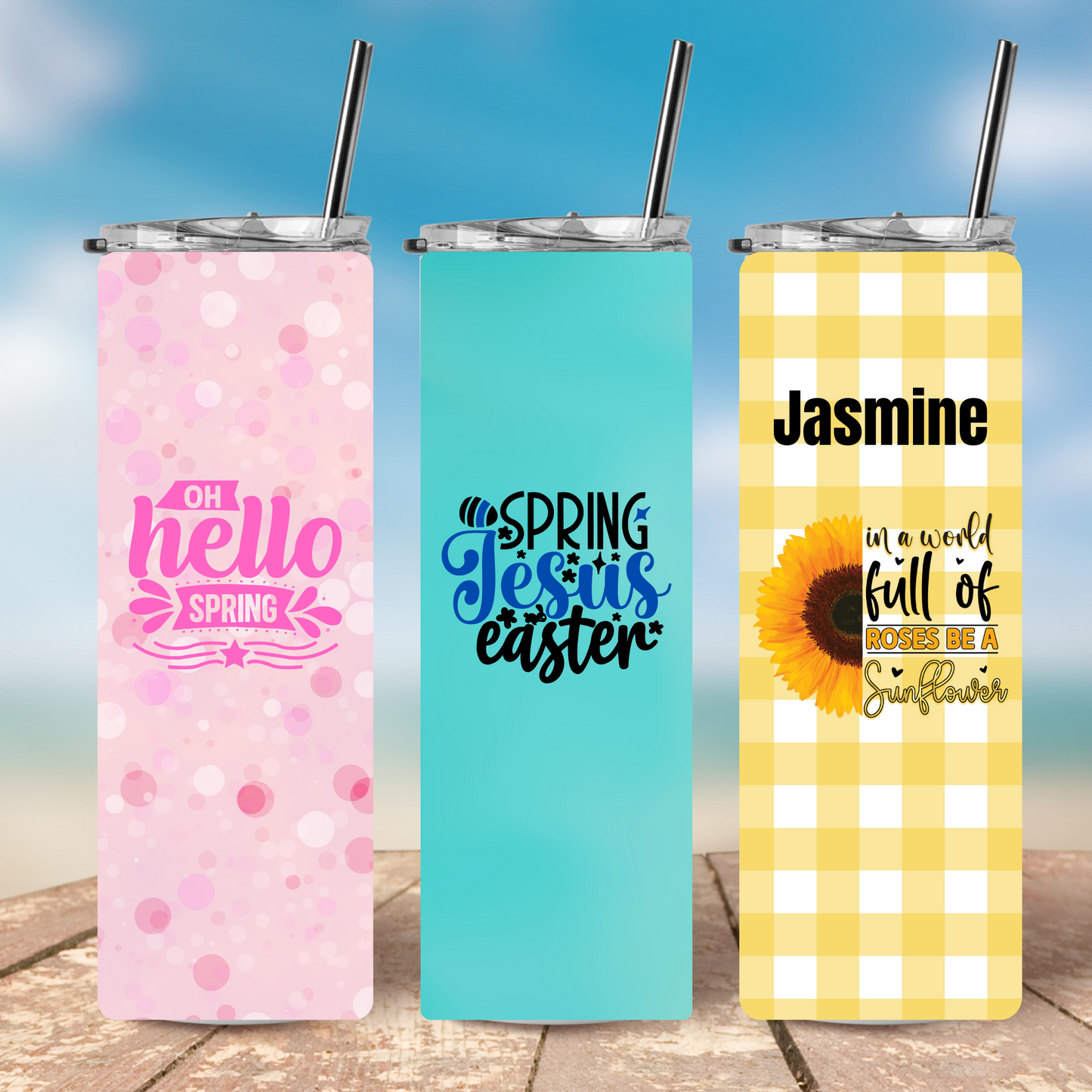 Sunflower Spring Tumbler: Embrace the Season's Bloom
