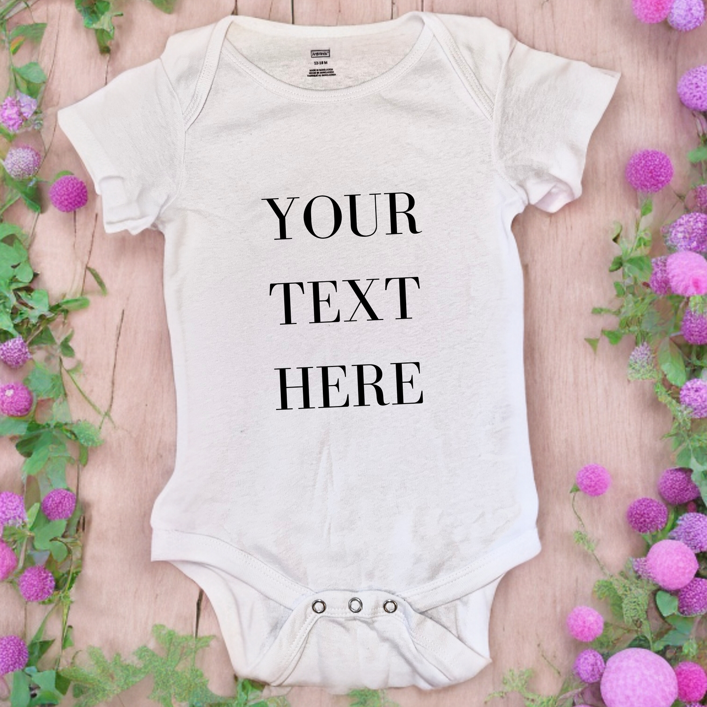 "Adorable Creations" Customizable Baby Onesies| Unisex Onesies