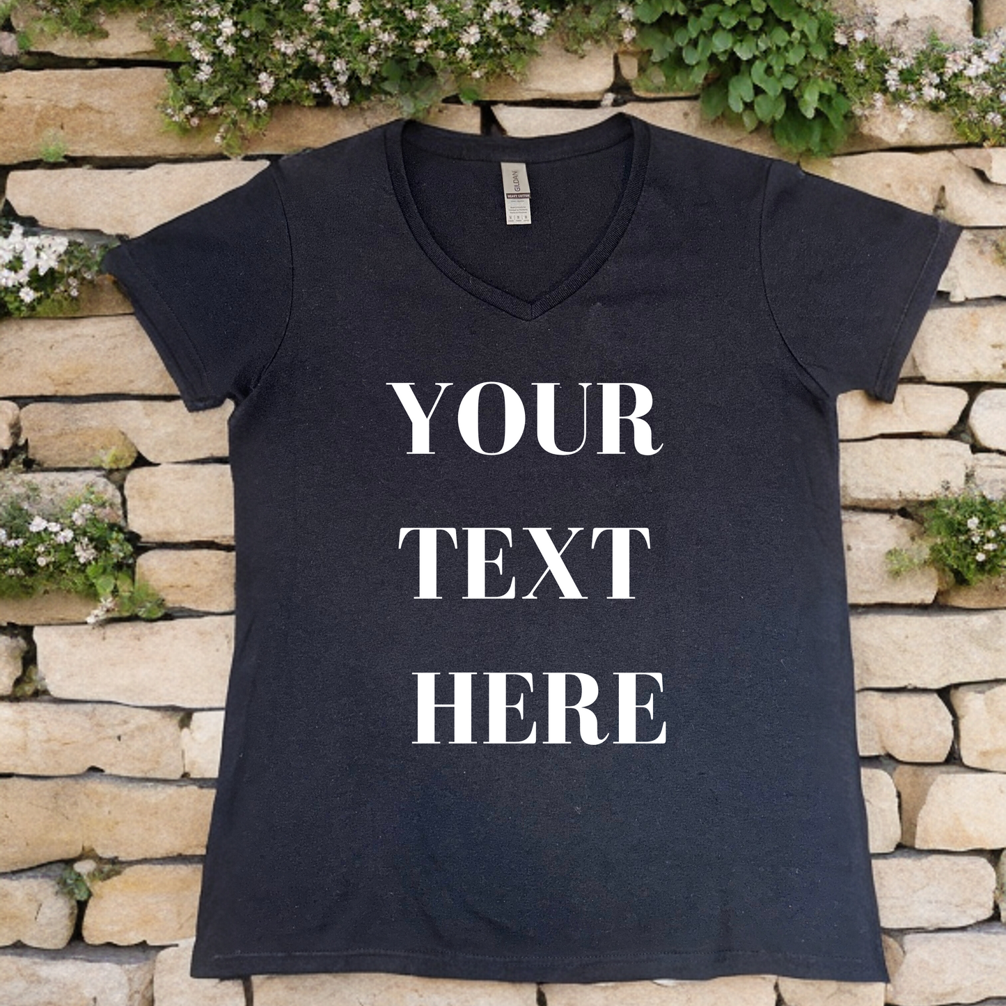 Customizable V-neck Women's Shirt