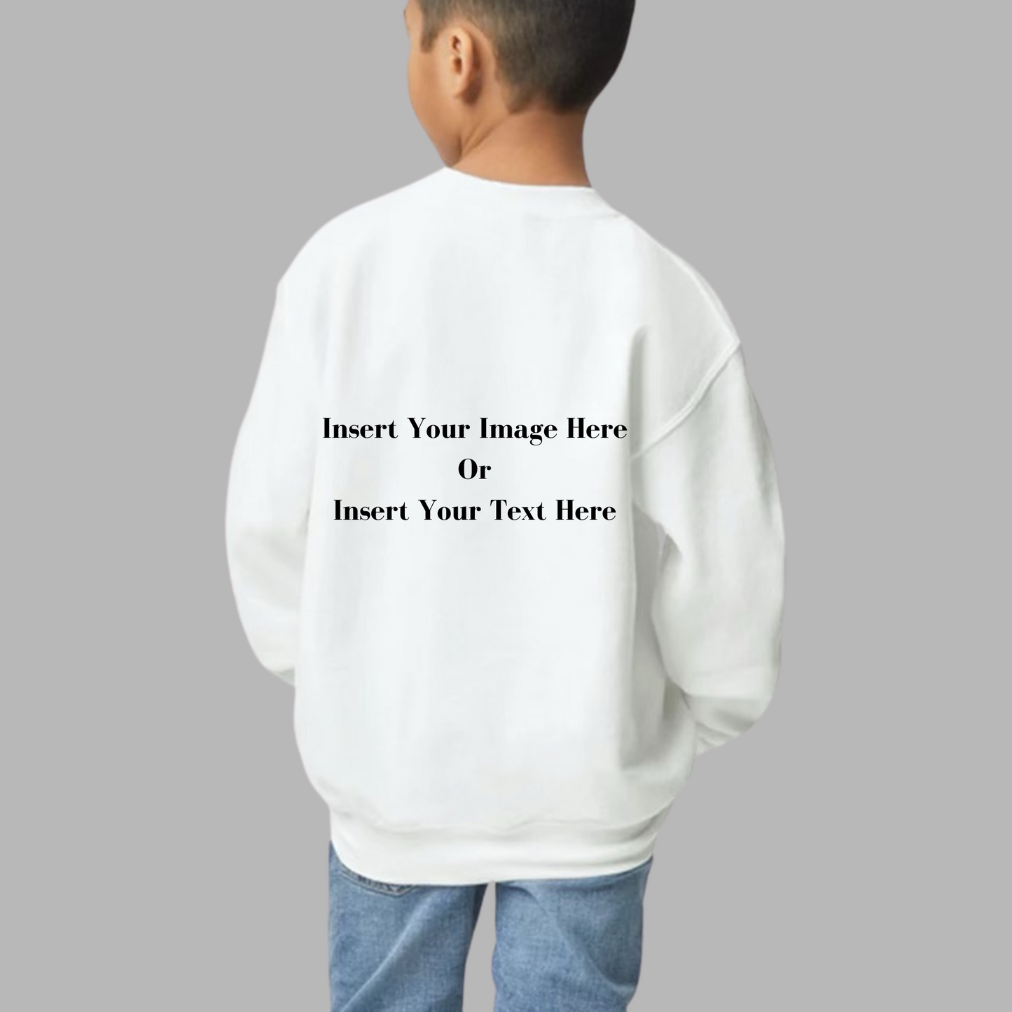 "Little Creators" Customizable Unisex Kids Fleece Sweatshirt| Sublimation Sweatshirt