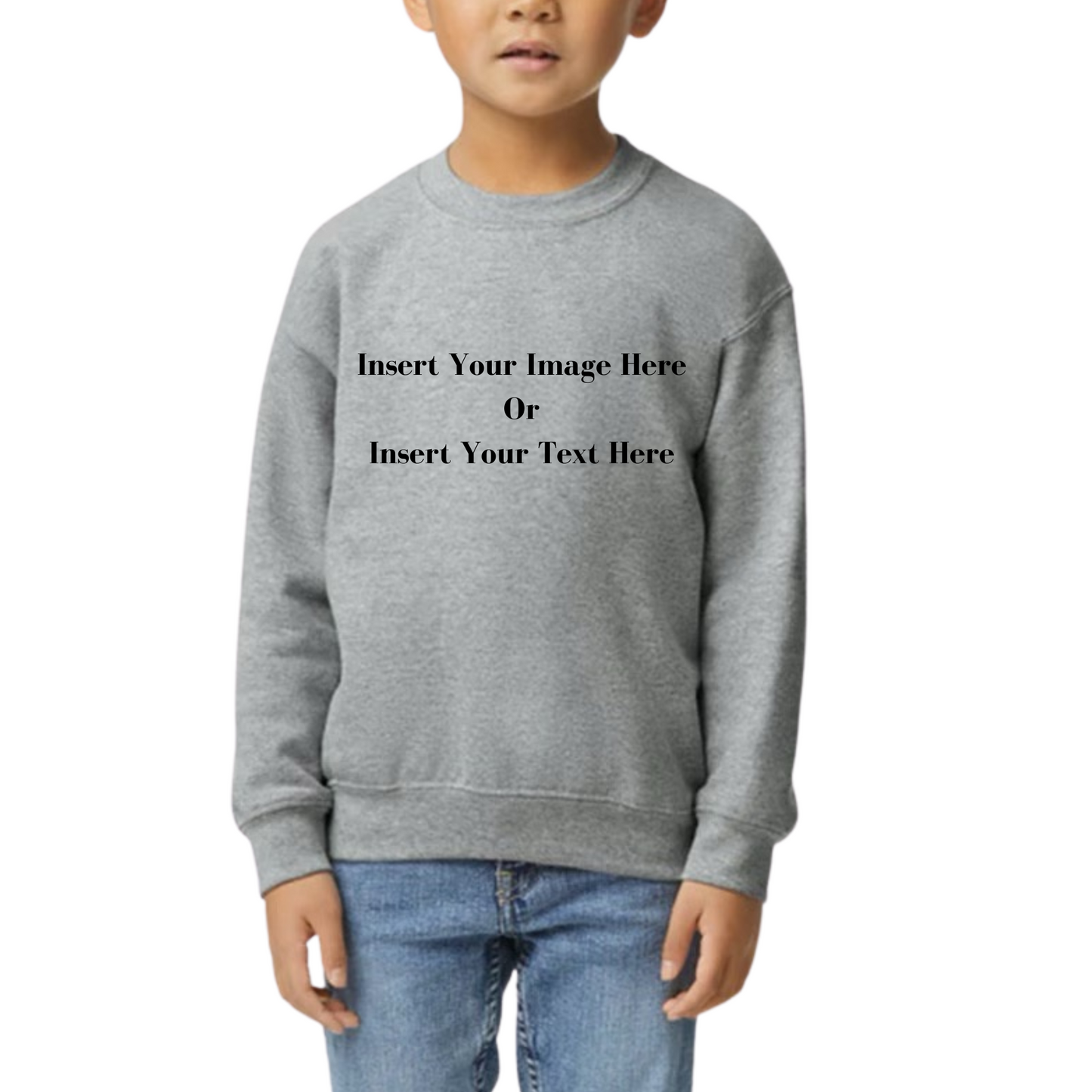 "Little Creators" Customizable Unisex Kids Fleece Sweatshirt| Sublimation Sweatshirt