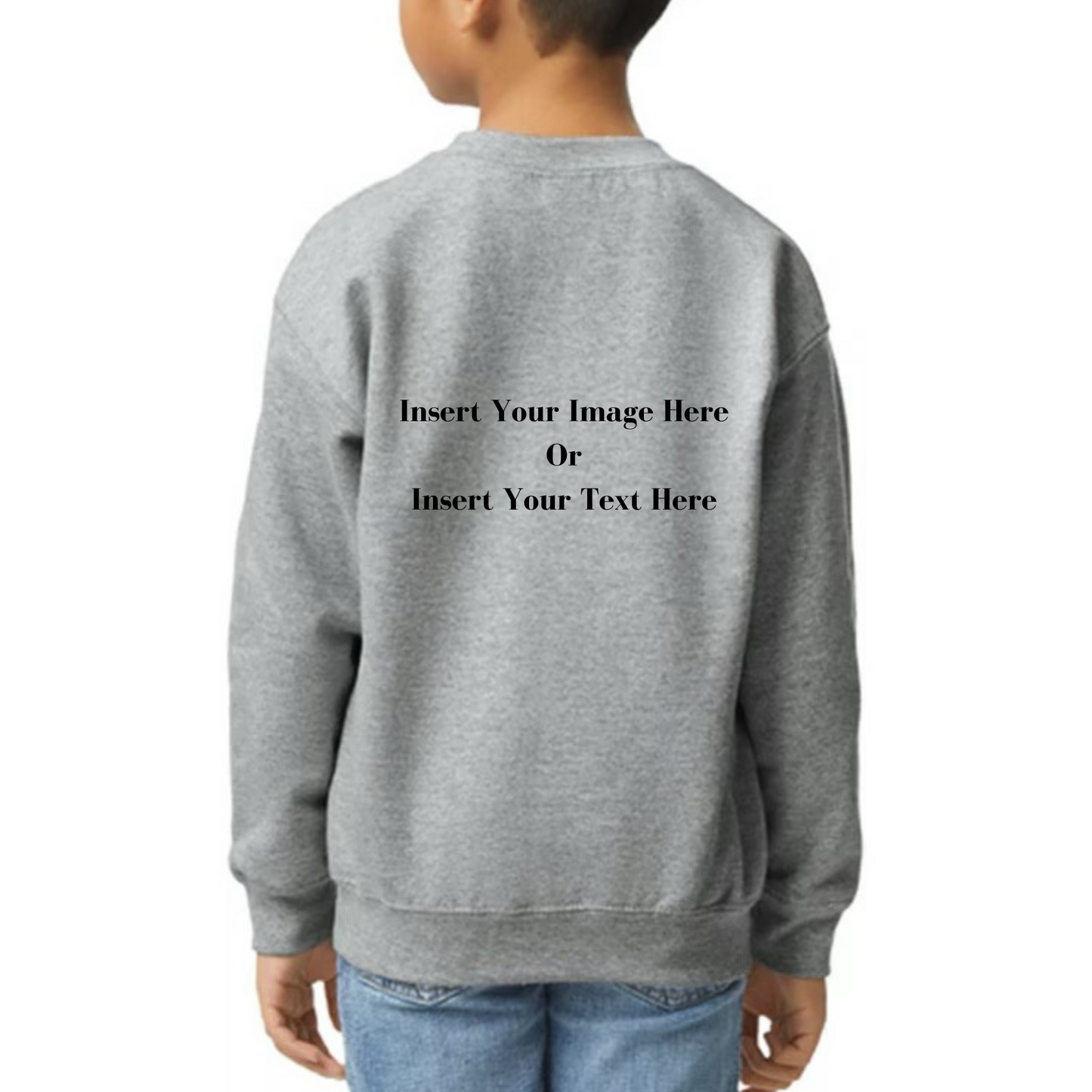 "Little Creators" Customizable Unisex Kids Fleece Sweatshirt| Sublimation Sweatshirt