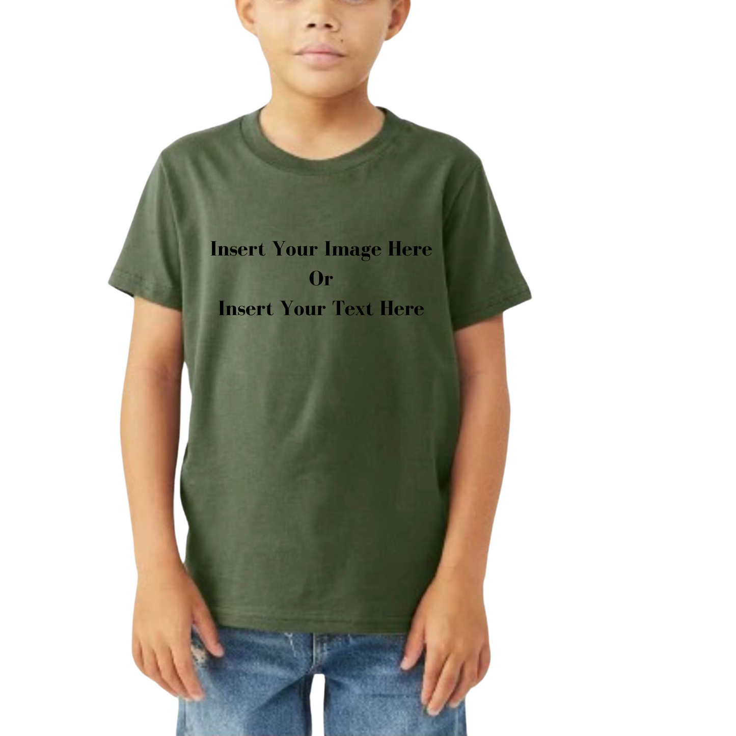 Unisex Customizable Vinyl Kids Shirt Custom Shirt For Girls| Custom Shirts For Boys