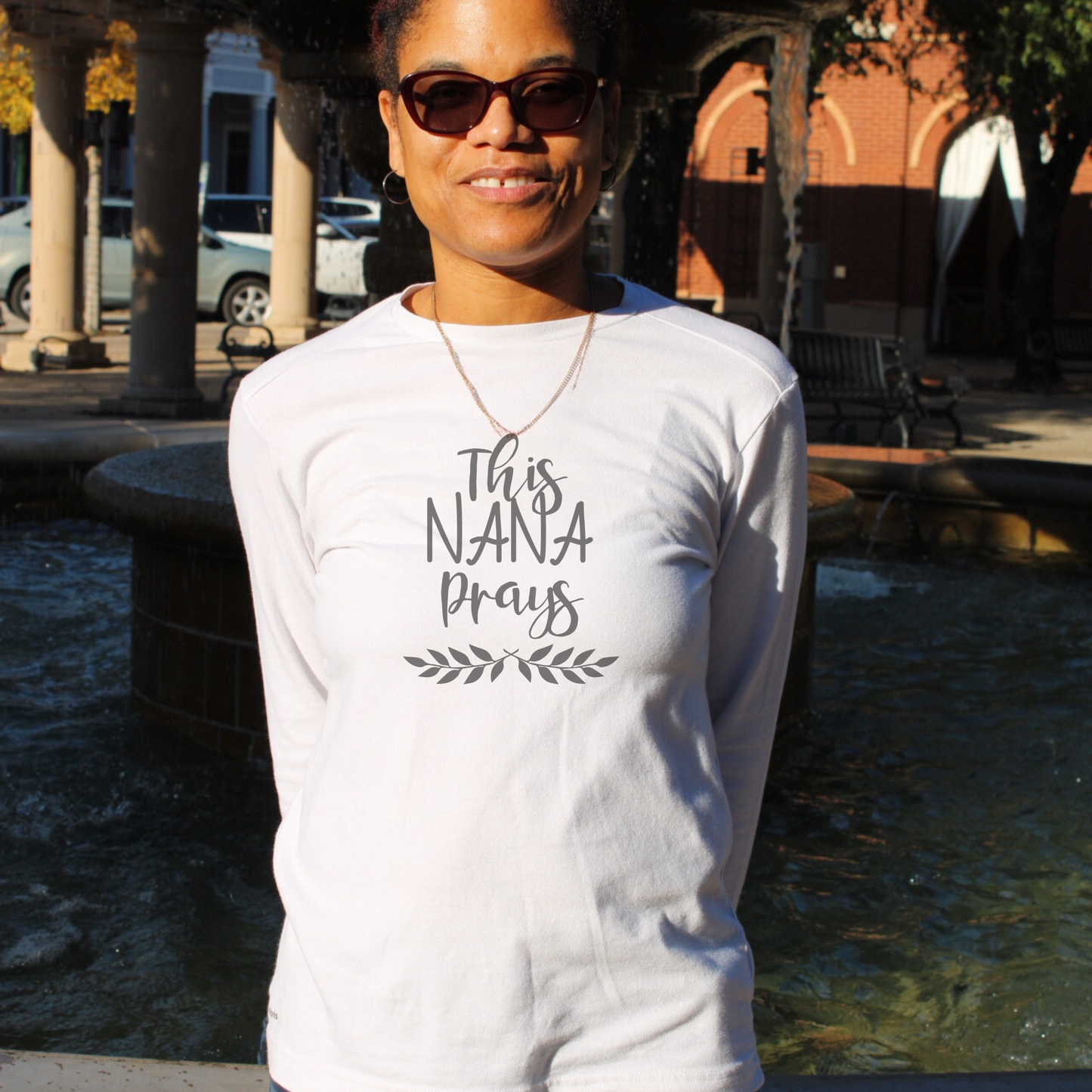 This Nana Prays Lady Shirt| Prayer Shirt| Christian Graphic Tees