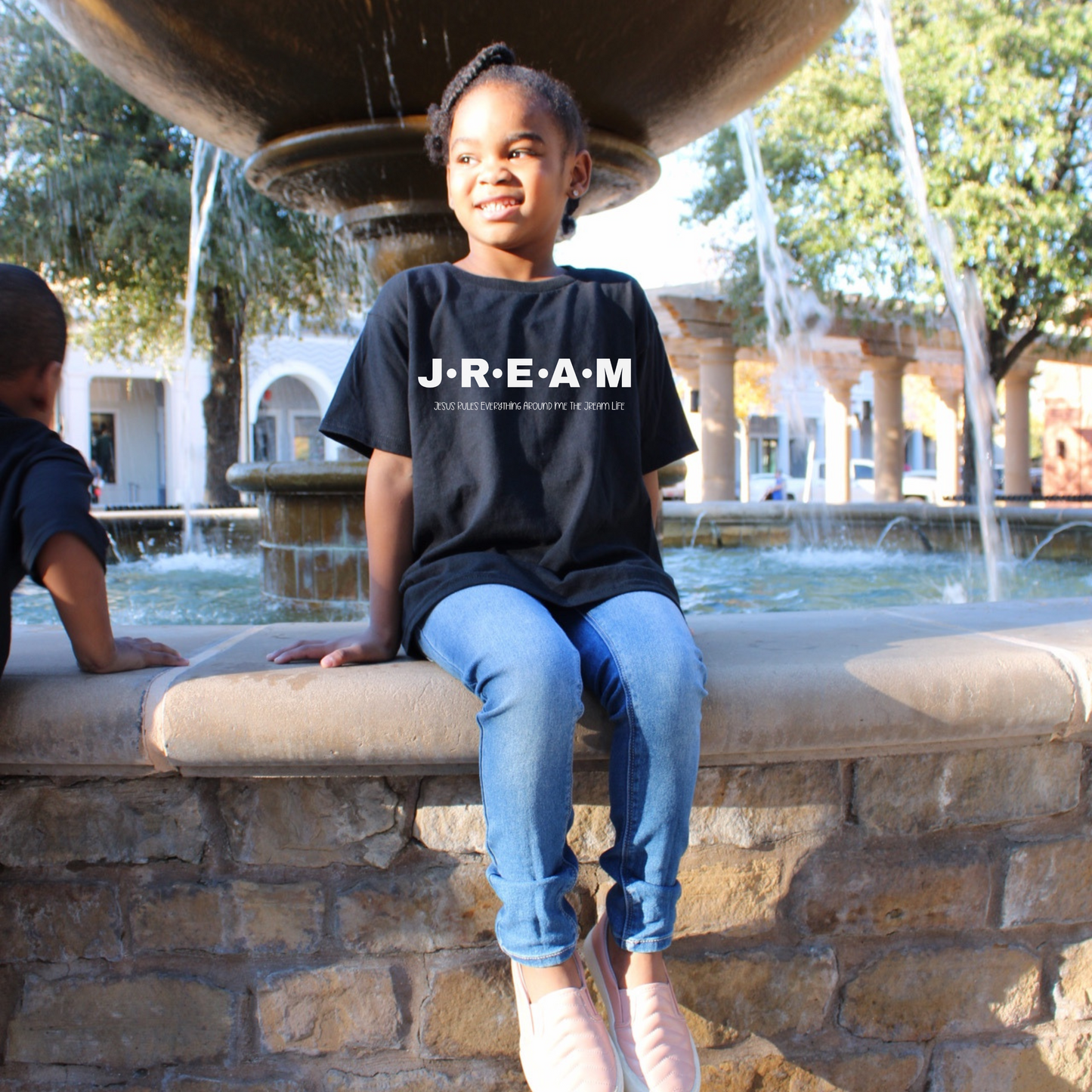 Jesus Rules Everything Around Me The Jream Life| Girl T-shirt