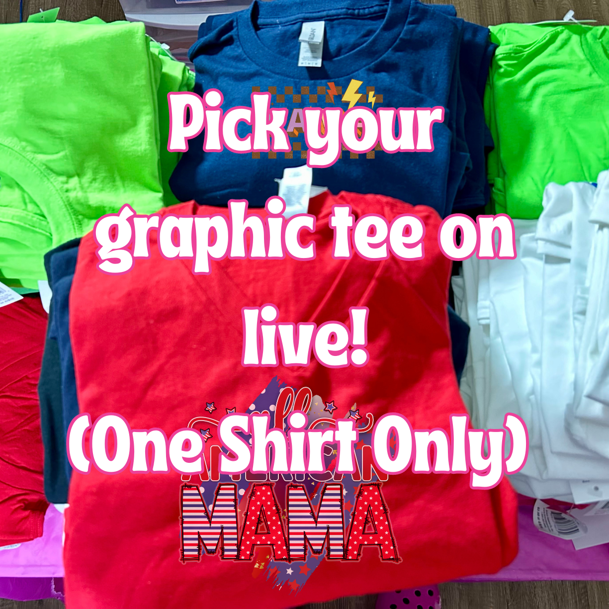 Pick your own graphic tee - Unisex Shirts Short Sleeve Crewneck Shirts in Soft Cotton-Polyester Blend