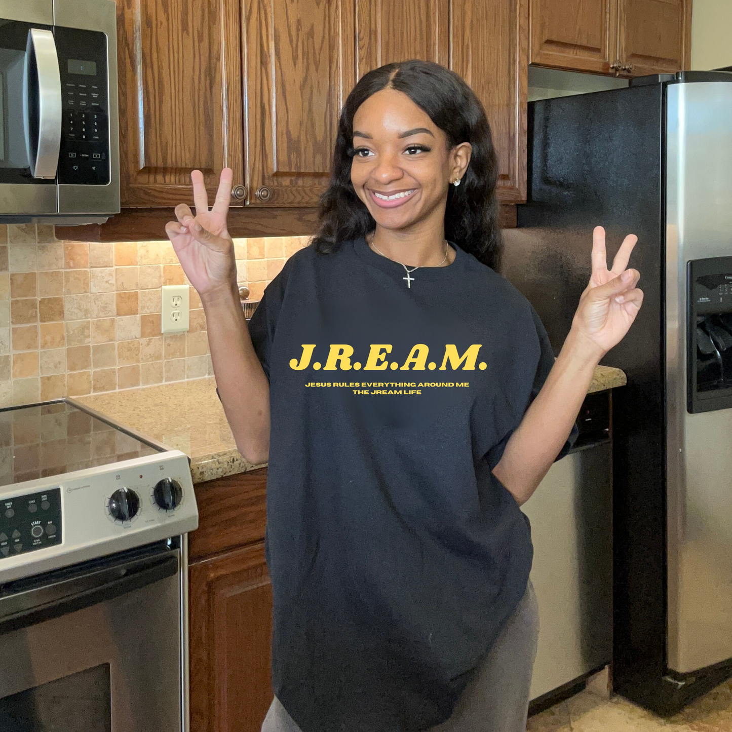 J.R.E.A.M. Jesus Rules Everything Around Me| Unisex Adult T-shirt