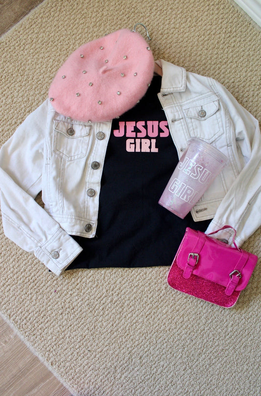 "Jesus Girl" Little Girls Christian Shirt| Jesus Shirt