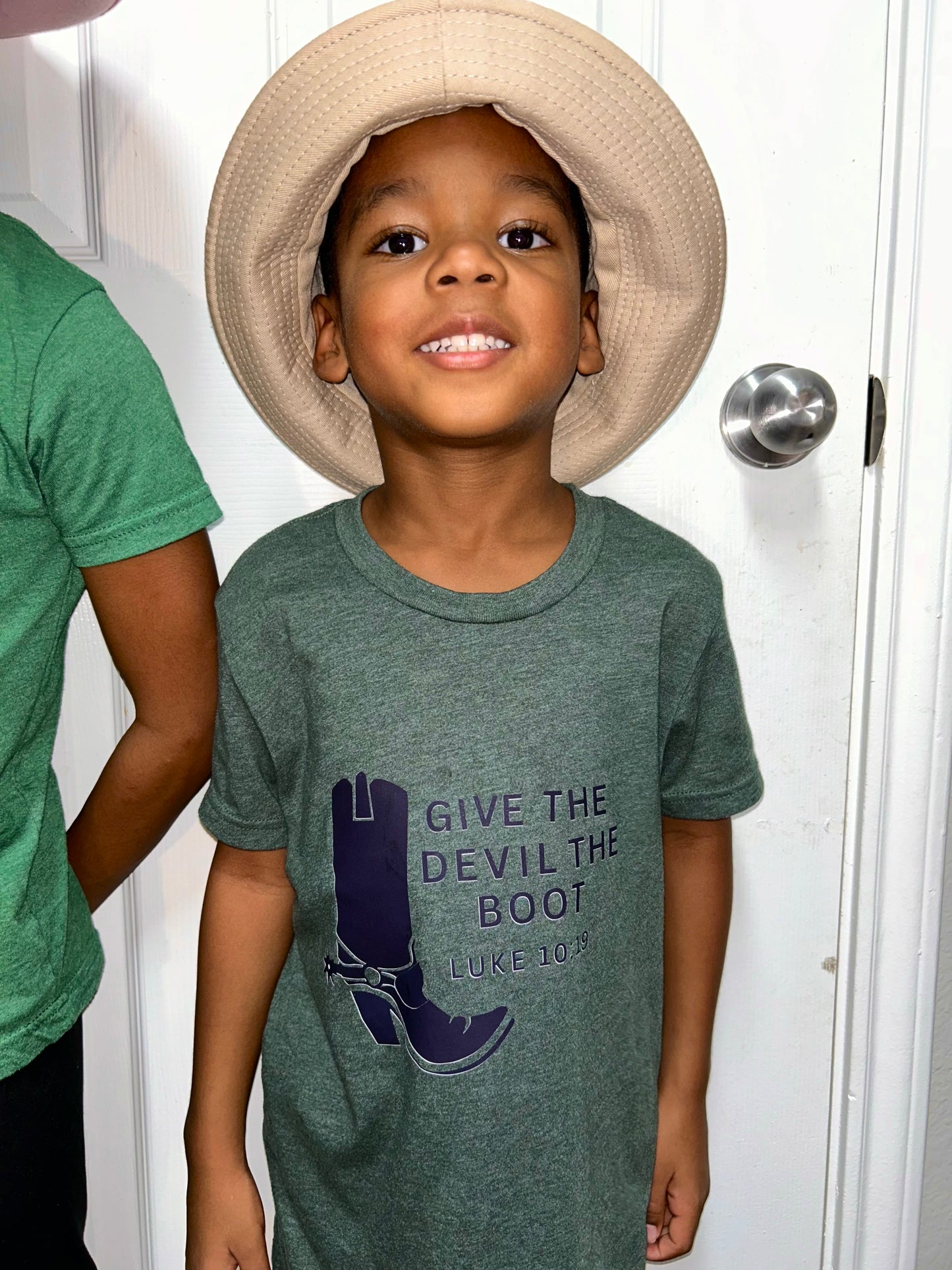 Give the devil the boot boys shirt| Boys graphic tee