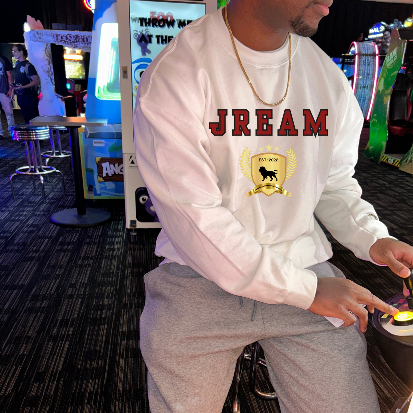 Jream University Style Unisex Sweatshirt| Mens Sweatshirt