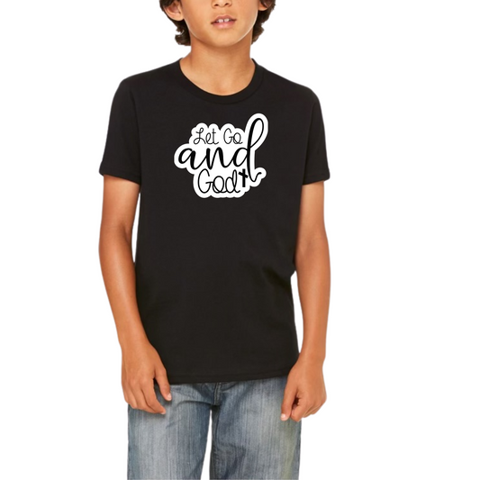 "Let Go & Let God" Christian Boys Shirts